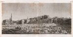 Le Kaire [Cairo]. Vue de la place appellée el-Roumeyleh et de la Citadelle.