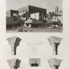 Le Kaire [Cairo] (Citadelle). 1-6. Vue extérieure et détails du Divan de Joseph; 7.8. Détails de construction.
