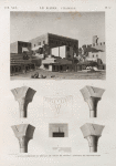 Le Kaire [Cairo] (Citadelle). 1-6. Vue extérieure et détails du Divan de Joseph; 7.8. Détails de construction.