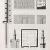 Le Kaire [Cairo] (Citadelle). 1-4. Puits de Joseph; 5-10. Plan et détails de la Mosquée de Soultân Qalâoun; 11.12. Détails d'une porte; 13. Citerne appellée Sibyl Kikheyd; 14. Tombeau en marbre.