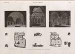 Alexandrie [Alexandria]. Plans, coupes et vues intérieures d'un bain public.