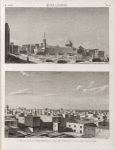 Alexandrie [Alexandria]. 1. Vue de la place des tombeaux; 2. Vue des terrasses d'une partie de la ville.