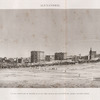 Alexandrie [Alexandria]. Vue de l'esplanade ou grande place du Port Neuf, et de l'enceinte des arabes, seconde partie.
