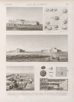 Lacs de Natroun. 1.2. Plan et vue du monastère St. Macaire; 3. Vue des monastères Anbâ-Bichây et du Sa'yd ou des Syriens; 4. Vue intérieure du monastère Anbâ-Bichây; 5-11. Plan et détails du monastère du Sa'yd ou des Syriens.