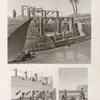 Arts et métiers. Vue et détails de deux machines à arroser, appellées châdouf et mentâl.