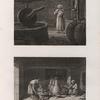 Arts et métiers. 1. Le vinaigrier; 2. Le distillateur.