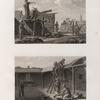 Arts et métiers. 1. Le maçon; 2. Le couvreur.