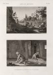 Arts et métiers. 1. Le charpentier et le scieur de long; 2. Le menuisier.
