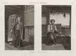 Costumes et portraits. 1. Le Mamlouk; 2. Le marin d'Alexandrie.