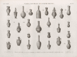 Vases, meubles et instrumens. 1.4.6.8-10.12.16.17. Qoulleh; 2.3.5.7.11.13-15.23-26. Doraq; 21.22.27. Ebryq; 18-20. Autres vases destinés à rafraichir l'eau.
