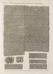 Inscriptions, monnoies et médailles. Inscriptions koufiques de la Mosquée de Touloun et des environs. 1-5. gravé sur marbre.