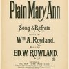 Plain Mary Ann