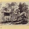 Lions, deers, and farm animals.