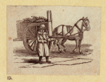 Rural life, carts and horses.