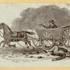 Horse-drawn carriages.