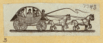 Horse-drawn carriages.