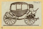 Horse-drawn carriages.