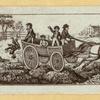 Horse-drawn carriages.