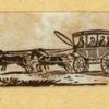 Horse-drawn carriages.