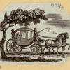 Horse-drawn carriages.