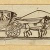 Horse-drawn carriages.