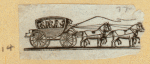 Horse-drawn carriages.