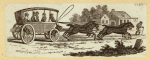 Horse-drawn carriages and carts.