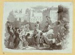 Horse-drawn carriages and carts.