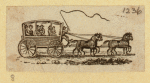 Horse-drawn carriages and carts.