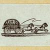 Horse-drawn carriages and carts.