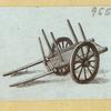 Horse-drawn carriages and carts.