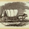 Horse-drawn carriages and carts.