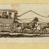 Horse-drawn carriages and carts.