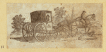 Horse-drawn carriages and carts.