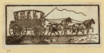 Horse-drawn carriages and carts.