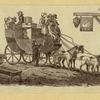 Horse-drawn carriages.