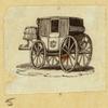 Horse-drawn carriages.