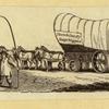 Horse-drawn carriages.