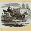 Horse-drawn carriages.