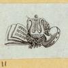 Musicians and symbols of music.