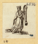 Musicians and symbols of music.
