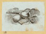 Violins, harps, lutes, and symbols of music.