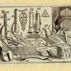 Various instruments and symbols of music.