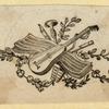 Various instruments and symbols of music.