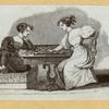 Young men and women at play.