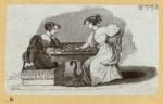 Young men and women at play.