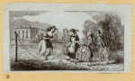 Young men and women at play.