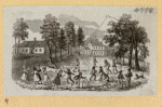 Young men and women at play.