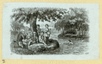 Young men and women at play.