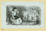 Young men and women at play.